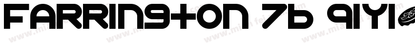 farrington 7B qiyi字体转换